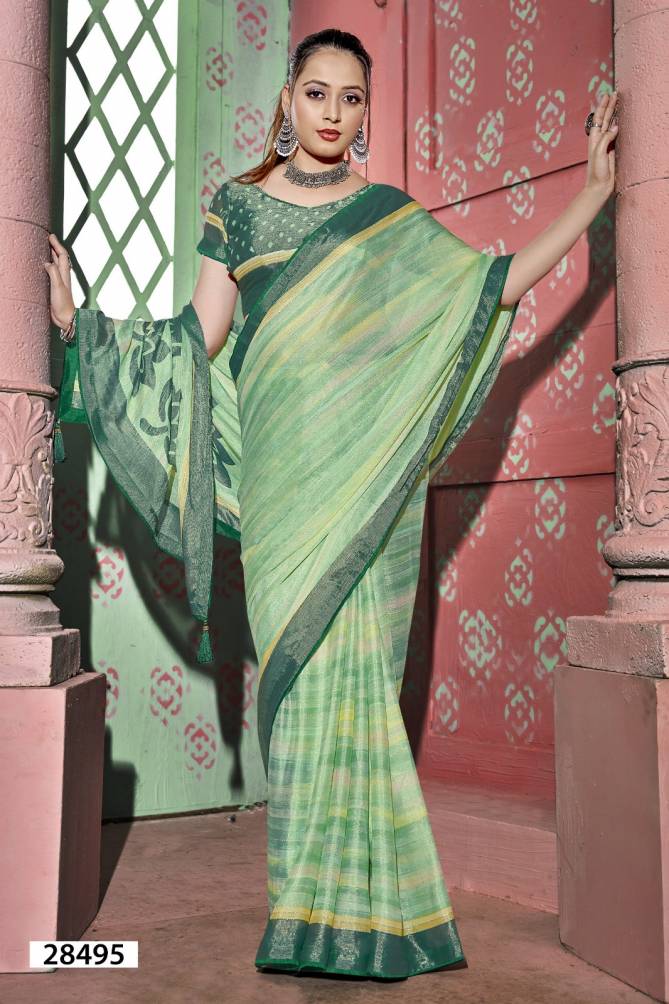 Urisha By Vallabhi Printed Designer Brasso Sarees Suppliers In Mumbai